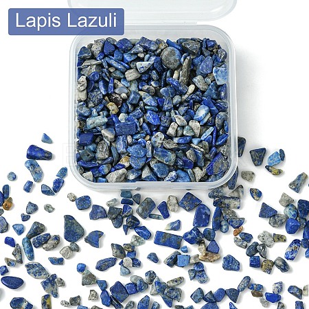 50G Natural Lapis Lazuli Chip Beads G-YW0001-71-1