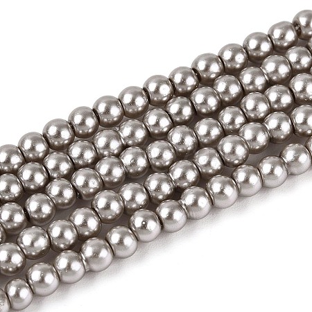 Baking Paint Glass Pearl Bead Strands HY-Q003-3mm-81-A-1