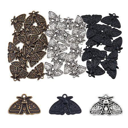 DICOSMETIC 60Pcs 2 Colors Alloy Pendants FIND-DC0003-33-1