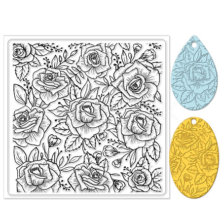 Silicone Clay Texture Mat AJEW-WH0447-009-1