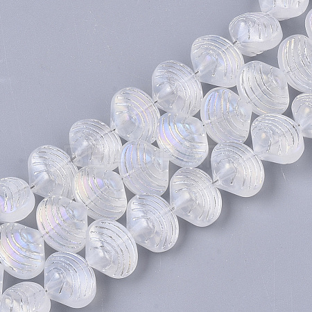Electroplate Glass Beads Strands EGLA-S189-004A-08-1