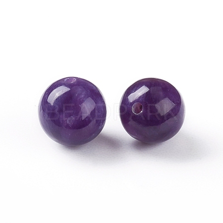 Natural Charoite Beads G-E557-02G-1