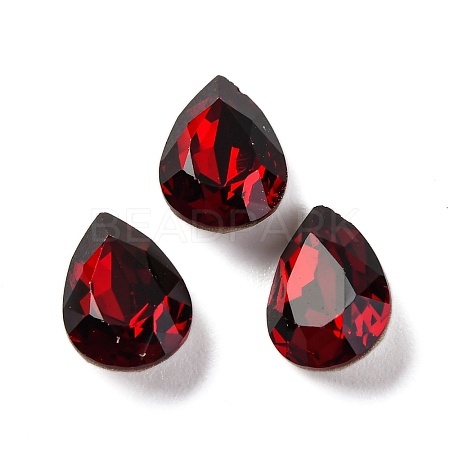 Glass Rhinestone Cabochons RGLA-A026-08B-208-1