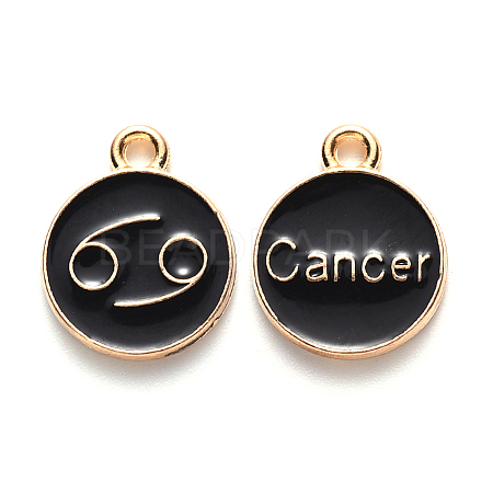 Alloy Enamel Pendants LS-ENAM-S124-01A-08D-1