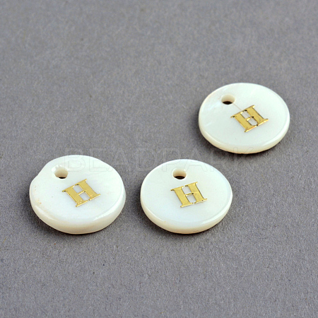 Freshwater Shell Pendants SSHEL-S249-H-1