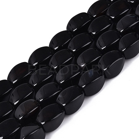 Natural Agate Beads Strands G-Q604-02A-01-1