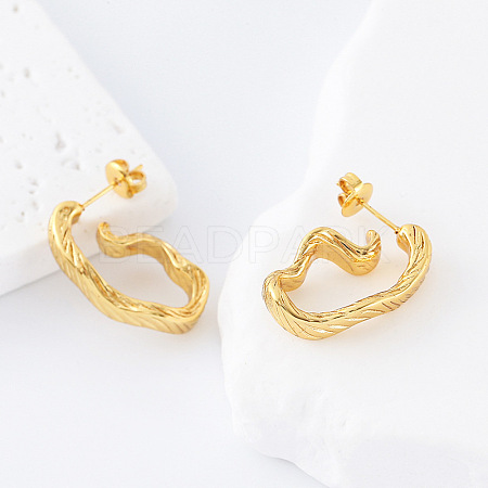 304 Stainless Steel Stud Earrings for Women OC3573-1