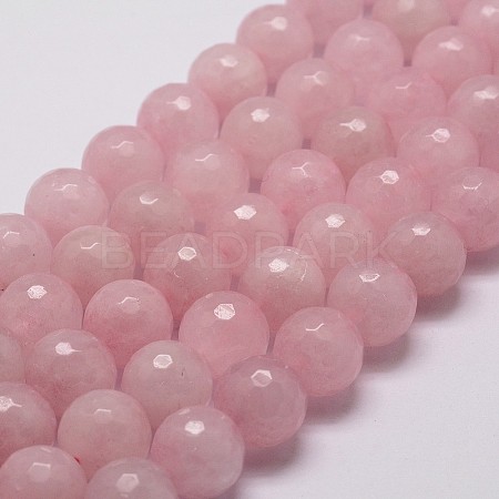 Natural Rose Quartz Beads Strands G-G736-13-6mm-1