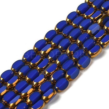 Electroplate Glass Beads Strands EGLA-P061-02A-01-1