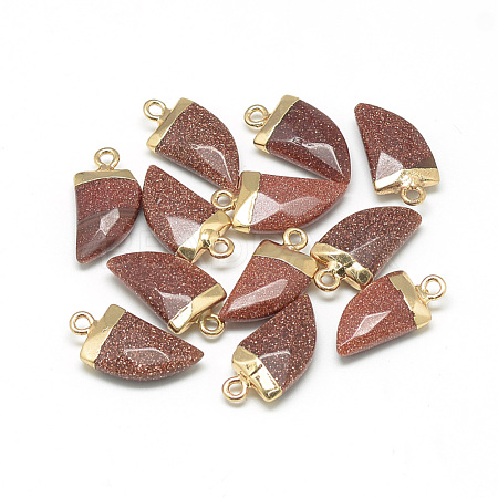 Synthetic Goldstone Pointed Pendants G-Q966-03-1