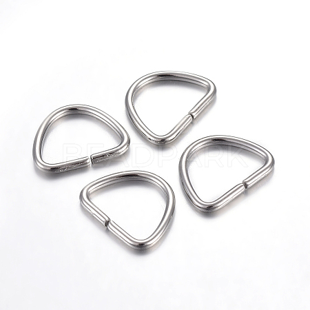 Tarnish Resistant 304 Stainless Steel D Rings LS-STAS-F191-05P-C-1