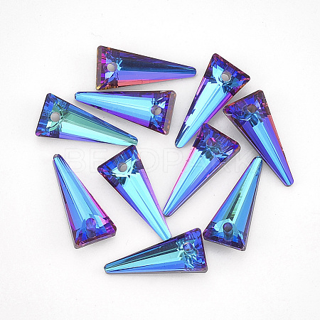 K9 Glass Rhinestone Pendants X-RGLA-T148-11A-1
