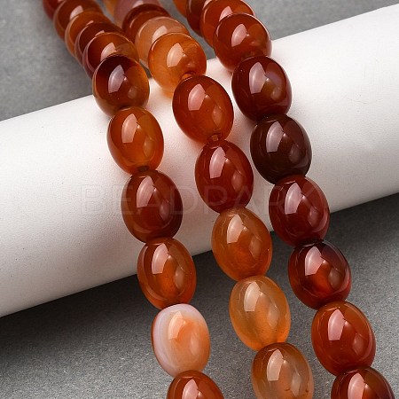 Natural Red Agate Beads Strands G-F801-F01-03A-1