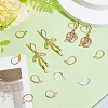 60Pcs 3 Styles 304 Stainless Steel Leverback Earring Findings STAS-BBC0008-30E-4