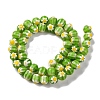 Handmade Millefiori Lampwork Beads Strands LAMP-G164-05M-2