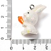Animal Theme Resin Pendants RESI-S010-04G-3