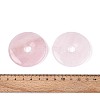 Natural Rose Quartz Big Pendants G-T144-43B-3