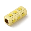 Brass Enamel Tube Beads KK-R162-072G-2