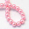 Baking Paint Pearlized Glass Pearl Round Bead Strands HY-Q003-10mm-53-A-3