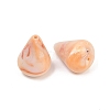 Two Tone Opaque Acrylic Imitation Gemstone Beads OACR-T033-11A-2