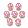 Alloy Enamel Beads ENAM-S122-028V-NR-1