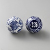 Handmade Porcelain Beads PORC-WH0023-001-2