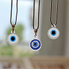 DICOSMETIC 60Pcs 2 Colors Alloy Enamel Pendants FIND-DC0002-30-6