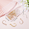 SUNNYCLUE 30Pcs 3 Colors Alloy Ear Cuff Findings FIND-SC0003-95-6