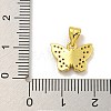 Rack Plating Brass Micro Pave Cubic Zirconia Pendants KK-C074-02G-03-3