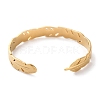 304 Stainless Steel Cuff Bangles for Women BJEW-K263-05G-07-3