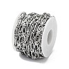 304 Stainless Steel Oval & Knot Link Chains CHS-B005-01P-4