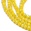 Electroplate Glass Beads Strands EGLA-A034-P3mm-B03-3