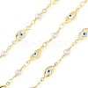 Enamel Lip Link Chains CHC-C006-02G-04-3