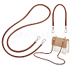 WADORN 2Pcs 2 Style PU Leather Bag Handles PURS-WR0001-30D-1