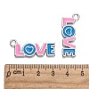Valentines Gift Idea Alloy Enamel Pendants X-ENAM-P070-M-3