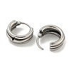 316 Surgical Stainless Steel Hoop Earrings EJEW-D096-18J-AS-2