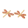 304 Stainless Steel Enamel Pendants STAS-K256-06G-05-2