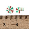 Christmas Theme Handmade Polymer Clay Cabochons X-CLAY-F005-03-3