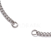 304 Stainless Steel Chain Bracelet Making AJEW-JB01210-02-3