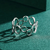 Oval Ring 925 Sterling Silver Finger Rings for Women FS-WGC6322-02-1