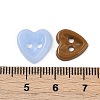 2-Hole Glass Buttons PORC-R010-07-3