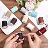 11 Rolls 11 Colors Round Waxed Polyester Cord YC-PA0001-01-3