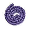 Polymer Clay Bead Strands CLAY-T001-C50-5