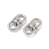 304 Stainless Steel Double Eye Swivel Clasps STAS-L300-011A-P-2