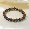 Natural Tiger Eye Bead Stretch Bracelets X-BJEW-K212-B-005-3