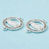 Religion Alloy Connector Charms X1-FIND-A024-01S-4