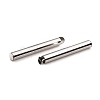 Non-Tarnish 304 Stainless Steel Slide On End Clasp Tubes STAS-C044-08D-P-3