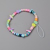 Polymer Clay Heishi Beaded Mobile Straps HJEW-WH0011-41-1