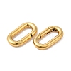 Ion Plating(IP) 304 Stainless Steel Spring Gate Ring X-STAS-Q215-54G-2