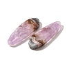 Natural Amethyst Lace Agate Pendants G-A244-07E-2